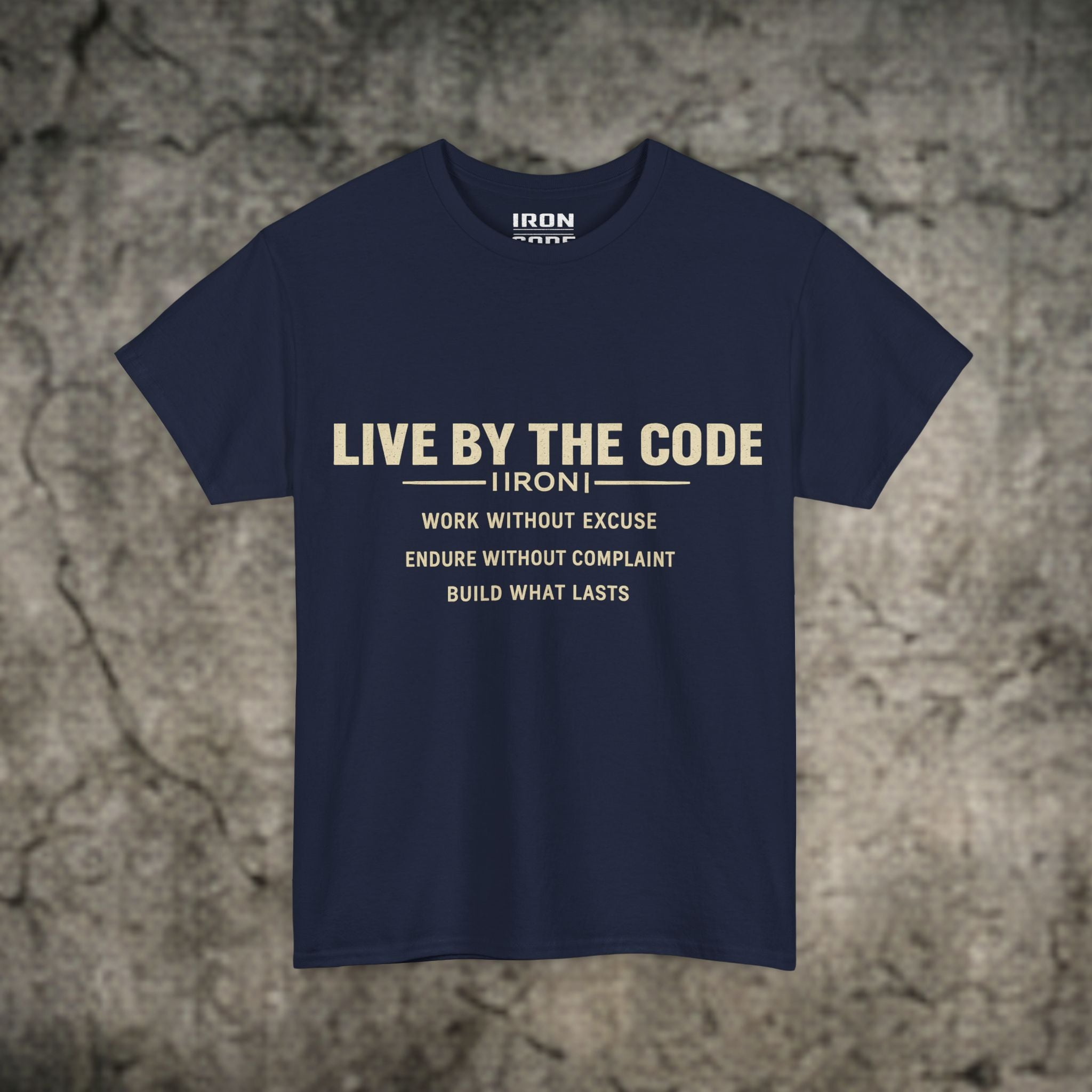 LIVE BY THE CODE – Statement Tee