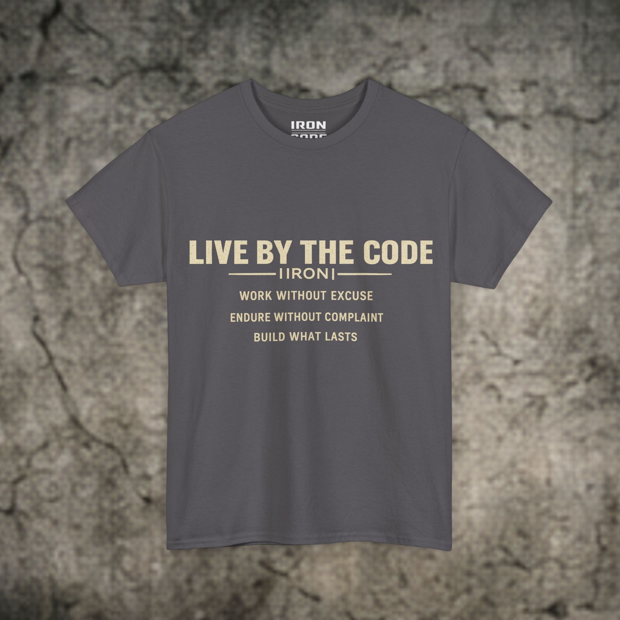 LIVE BY THE CODE – Statement Tee